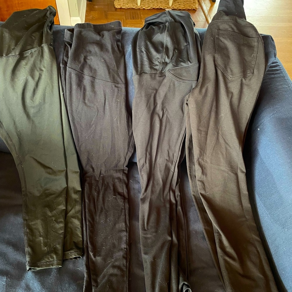 Black Maternity legging bundle